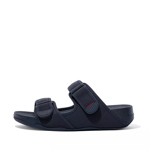 Chanclas Fitflop GOGH MOC Agua-Resistant Hombre Azul Marino | MX.B-56241