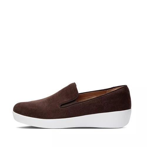 Loafers Fitflop SUPERSKATE Mujer Chocolate | MX.F-04918