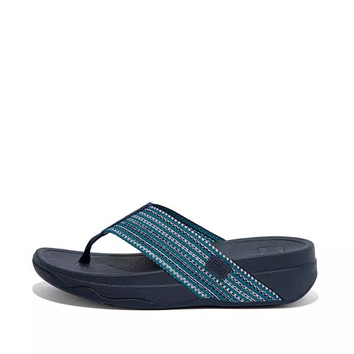 Sandalias Fitflop SURFA Puntera-Post Mujer Azules | MX.I-30126