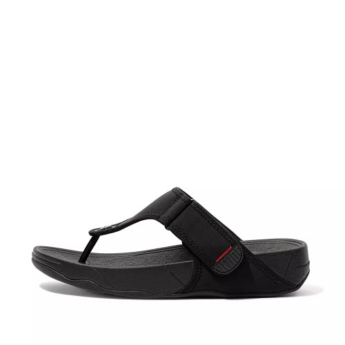 Sandalias Fitflop TRAKK II Agua-Resistant Puntera-Post Hombre Negros | MX.U-83569