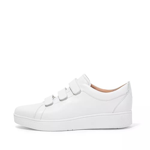 Tenis Fitflop RALLY Correa Cuero Mujer Blancos | MX.X-36014