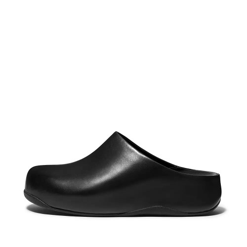 Zuecos Fitflop SHUV Cuero Mujer Negros | MX.M-51234