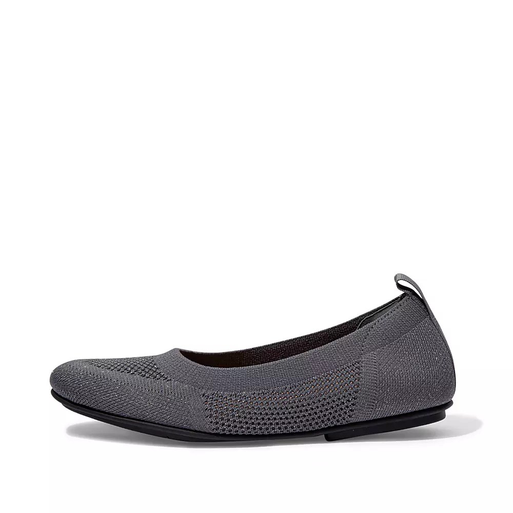 Ballerinas Fitflop ALLEGRO Airyknit Mujer Grises Oscuro | MX.N-68137