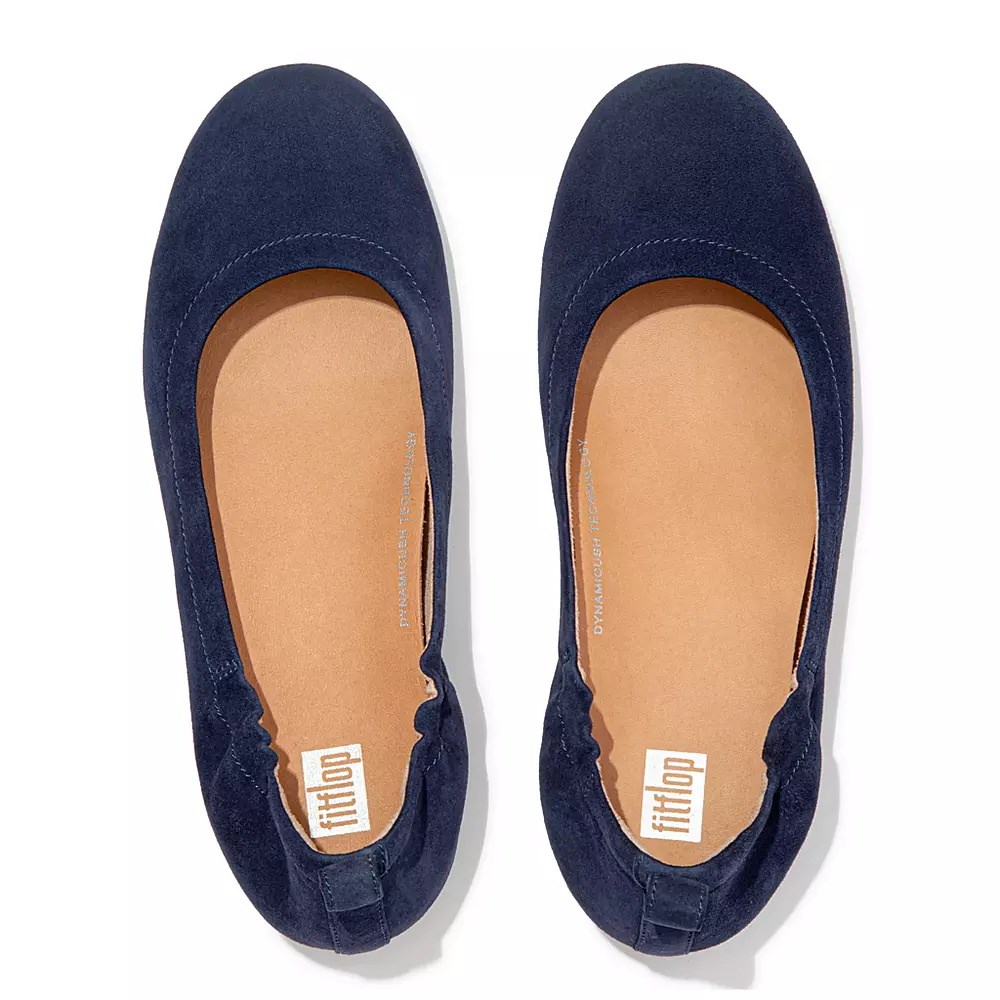 Ballerinas Fitflop ALLEGRO Gamuza Mujer Azul Marino | MX.O-13859