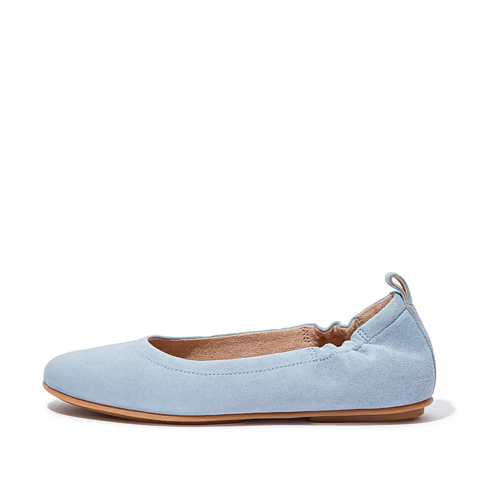 Ballerinas Fitflop ALLEGRO Gamuza Mujer Azules Claro | MX.V-81357