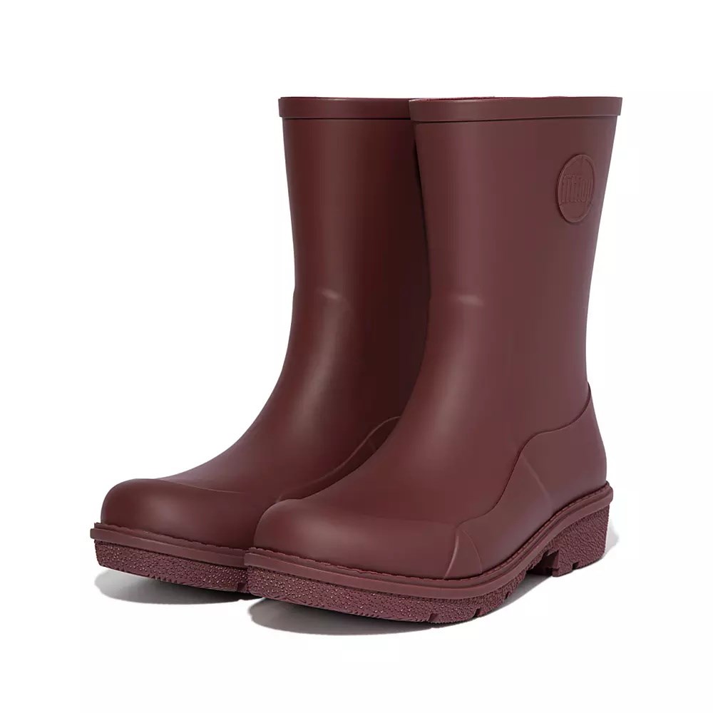 Botas de Lluvia Fitflop WONDERWELLY Mujer Vino Granate | MX.T-41678