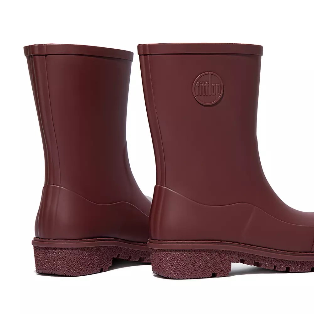 Botas de Lluvia Fitflop WONDERWELLY Mujer Vino Granate | MX.T-41678