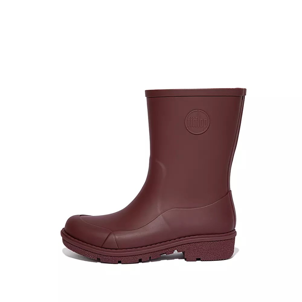 Botas de Lluvia Fitflop WONDERWELLY Mujer Vino Granate | MX.T-41678