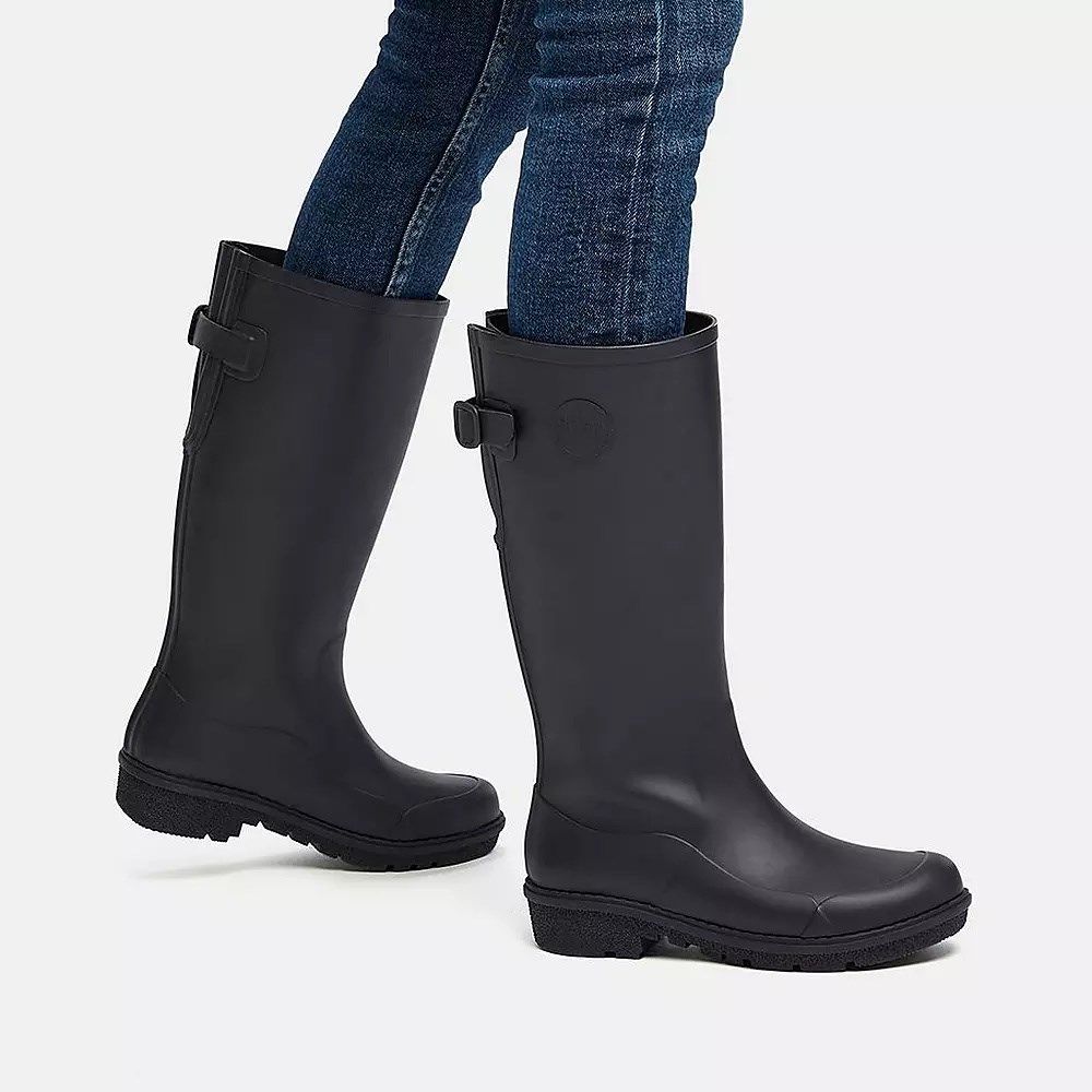 Botas de Lluvia Fitflop WONDERWELLY Mujer Negros | MX.X-85734