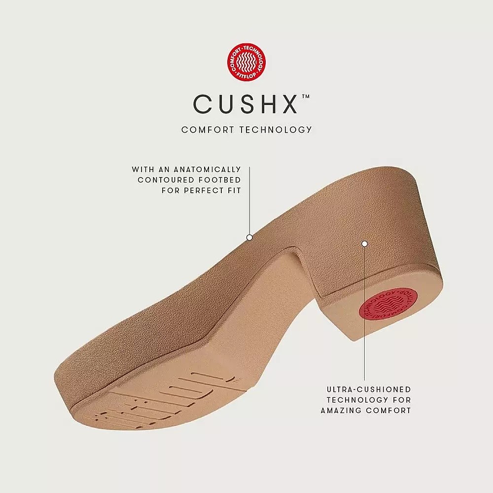 Chanclas De Plataforma Fitflop PILAR Gamuza-Mix Mujer Lavanda | MX.D-09237