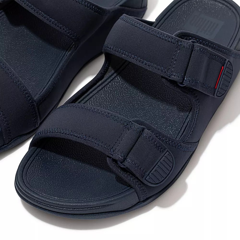 Chanclas Fitflop GOGH MOC Agua-Resistant Hombre Azul Marino | MX.B-56241