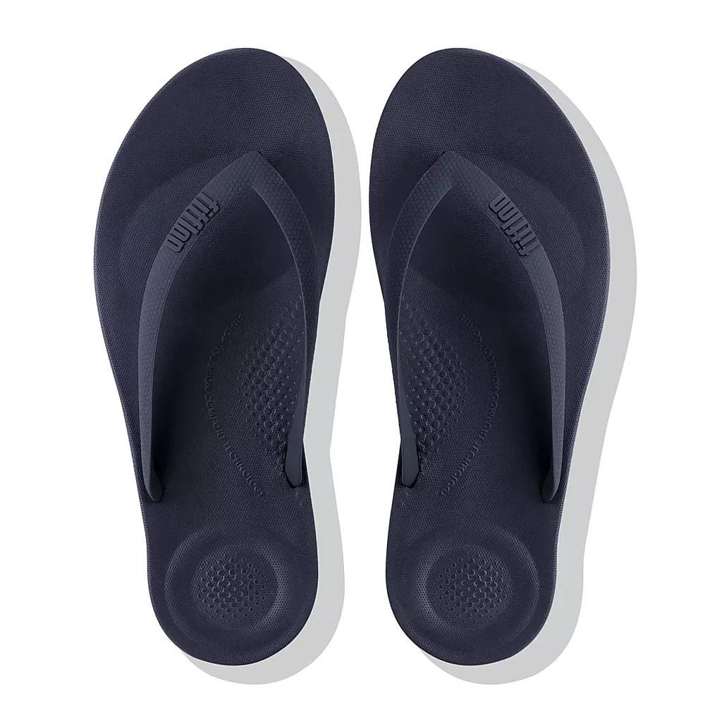 Chanclas Fitflop IQUSHION Ergonomic Hombre Azul Marino | MX.X-39814