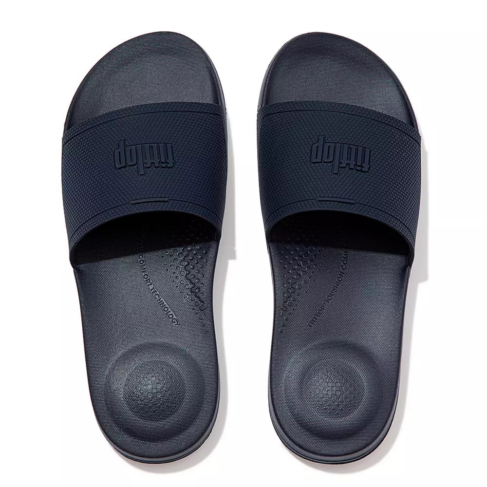 Chanclas Fitflop IQUSHION Pool Hombre Azul Marino | MX.Q-73692