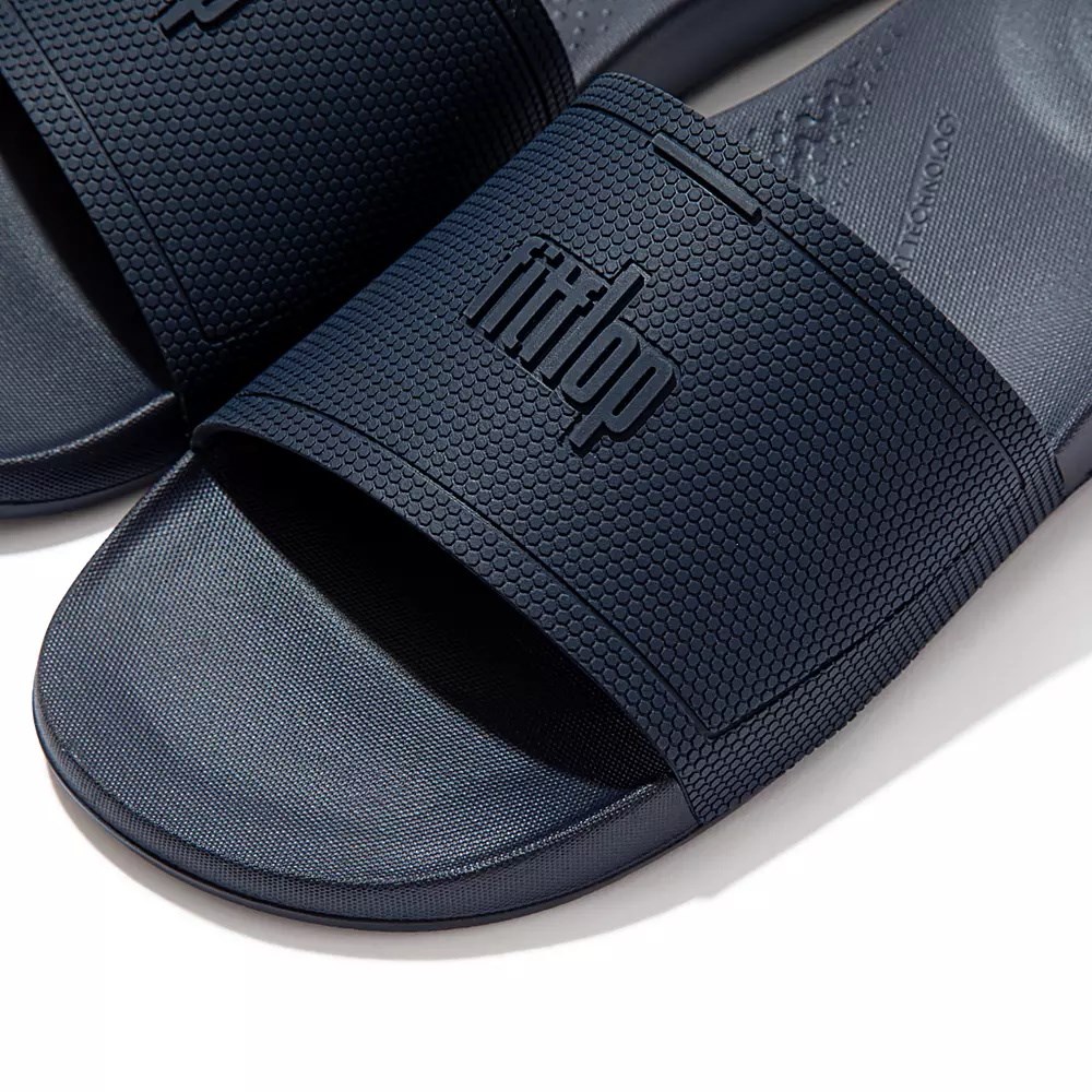 Chanclas Fitflop IQUSHION Pool Hombre Azul Marino | MX.Q-73692