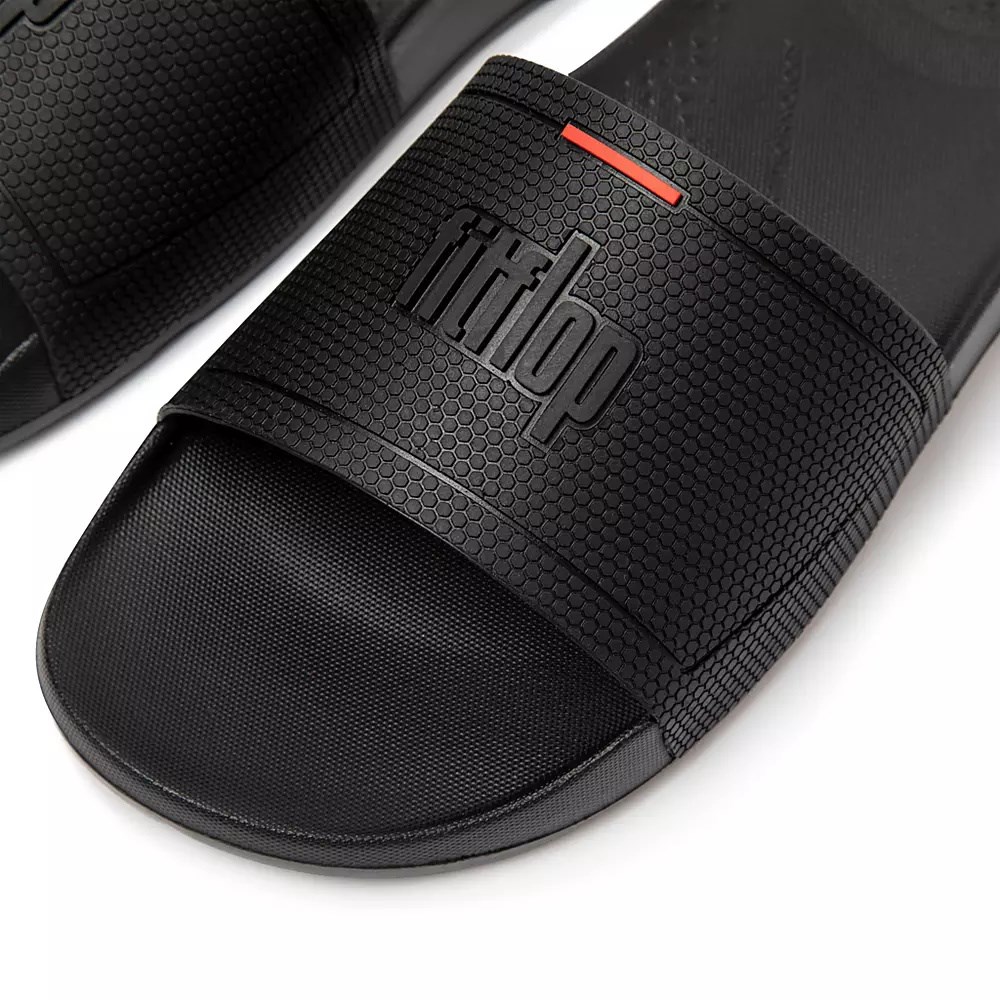 Chanclas Fitflop IQUSHION Pool Mujer Negros | MX.W-18302