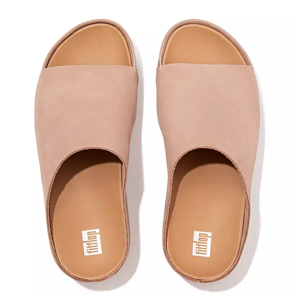 Chanclas Fitflop SHUV Nubuck Mujer Beige | MX.U-27504