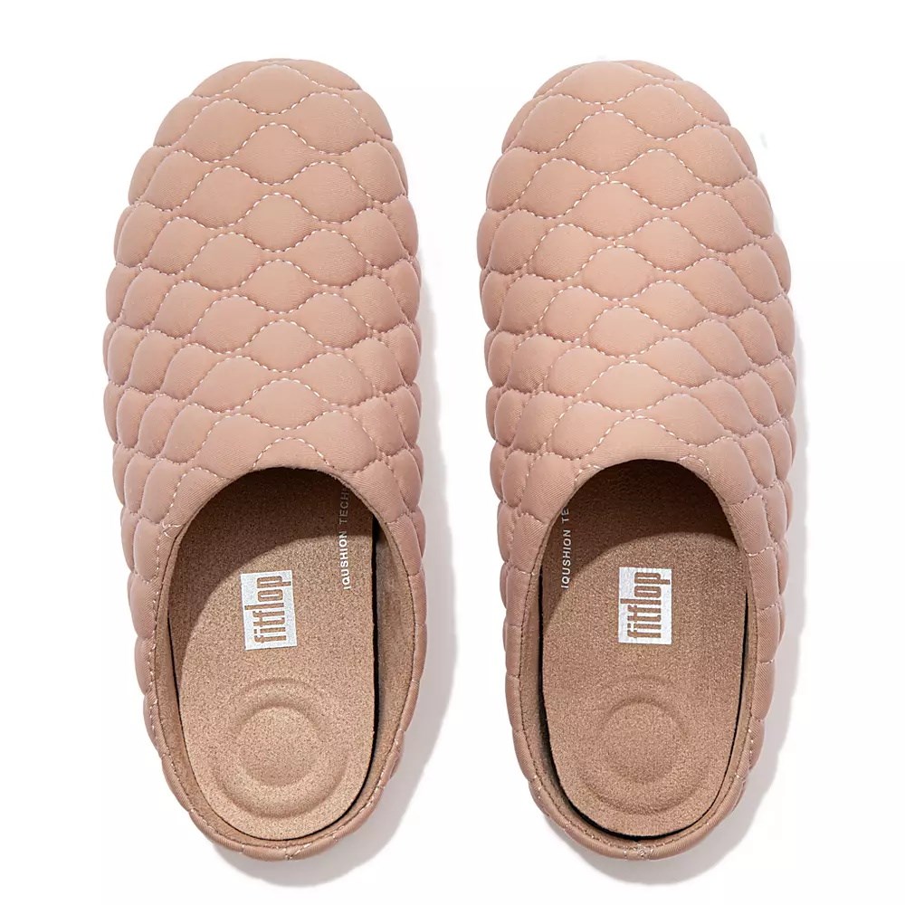 Pantuflas Fitflop CHRISSIE Quilted Mujer Beige | MX.Y-62015