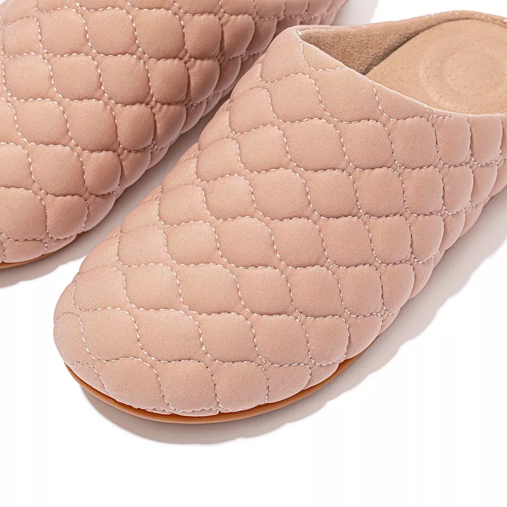 Pantuflas Fitflop CHRISSIE Quilted Mujer Beige | MX.Y-62015