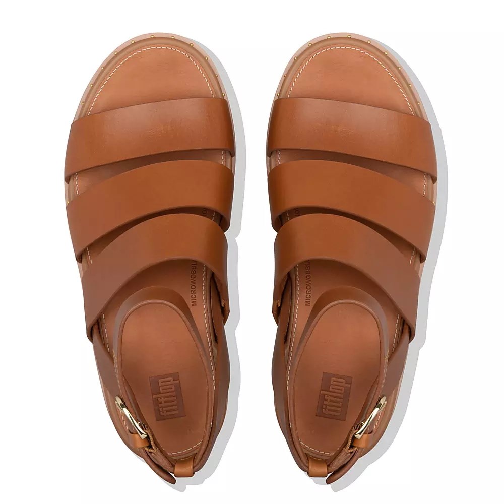 Sandalias Cuña Fitflop ELOISE Alpargata Mujer Marrom | MX.I-62043