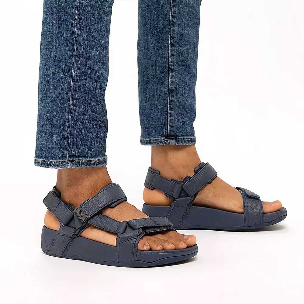 Sandalias Fitflop RYKER Back-Correa Hombre Azul Marino | MX.X-46705