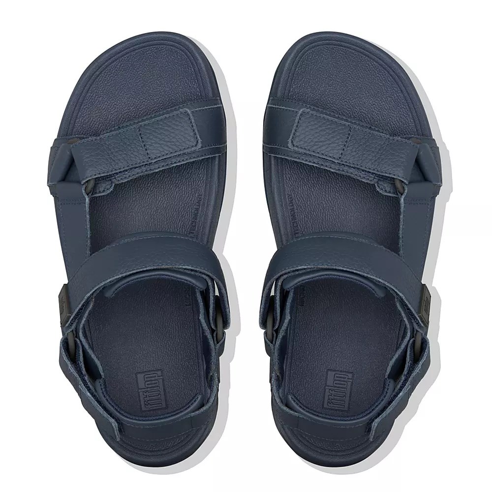 Sandalias Fitflop RYKER Back-Correa Hombre Azul Marino | MX.X-46705