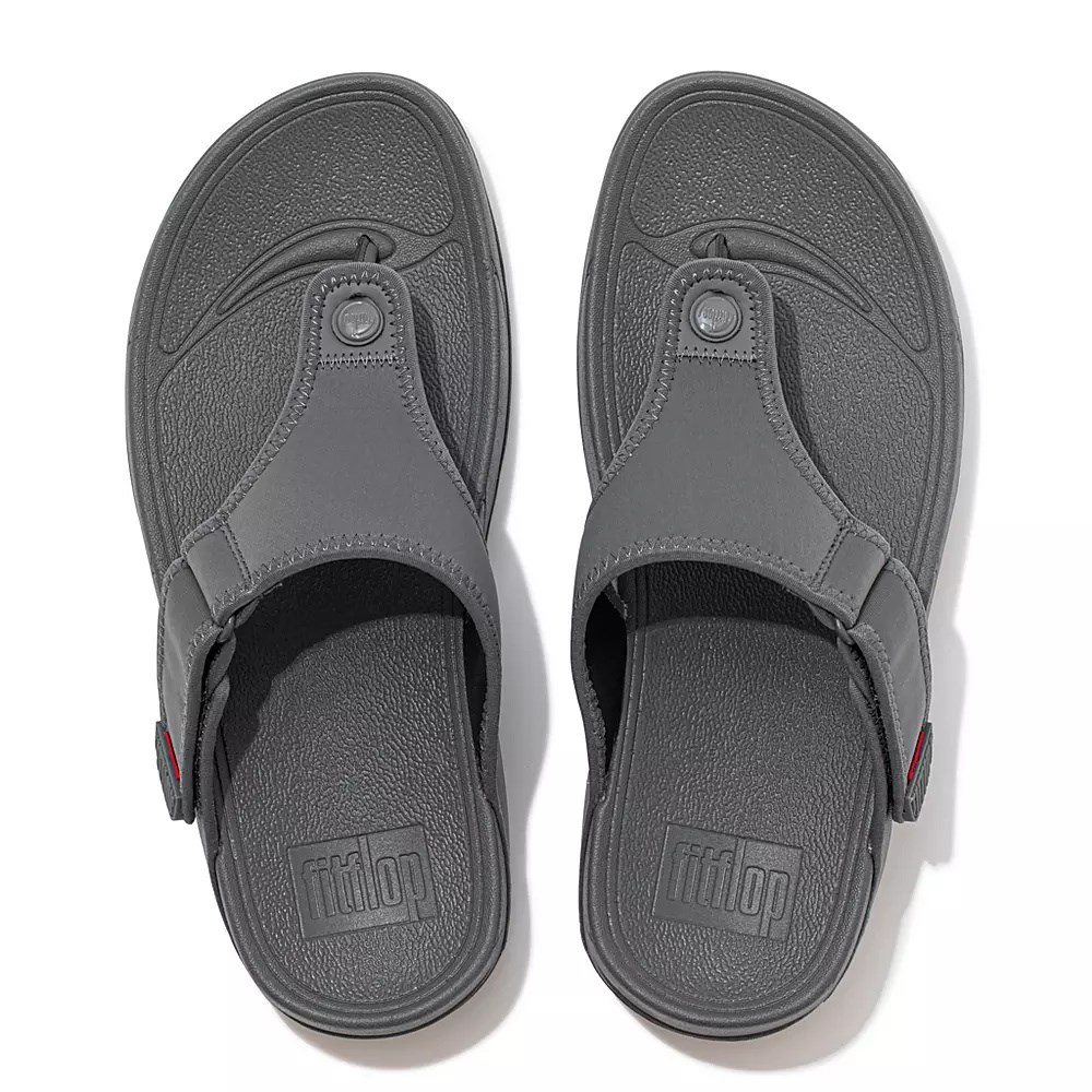 Sandalias Fitflop TRAKK II Agua-Resistant Puntera-Post Hombre Grises | MX.B-63074