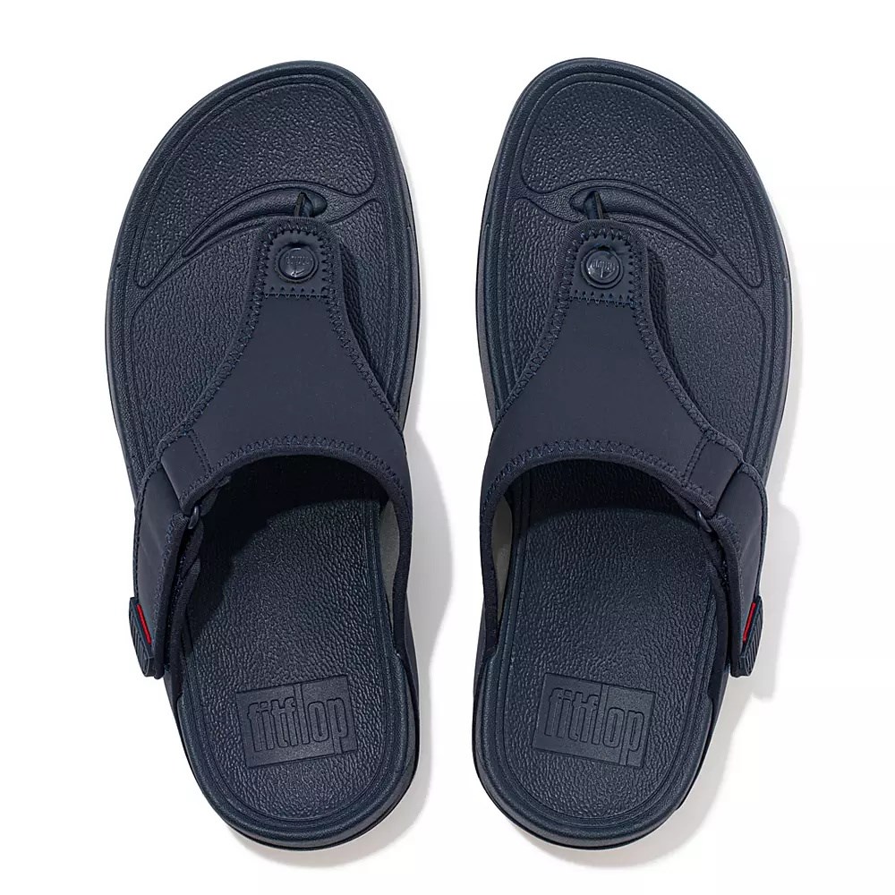 Sandalias Fitflop TRAKK II Agua-Resistant Puntera-Post Hombre Azul Marino | MX.Q-58497