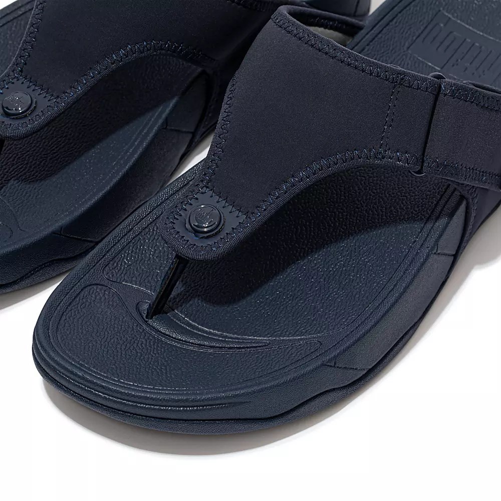 Sandalias Fitflop TRAKK II Agua-Resistant Puntera-Post Hombre Azul Marino | MX.Q-58497