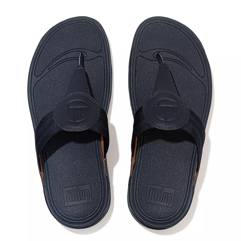 Sandalias Fitflop WALKSTAR Webbing Puntera-Post Mujer Azul Marino | MX.G-83219