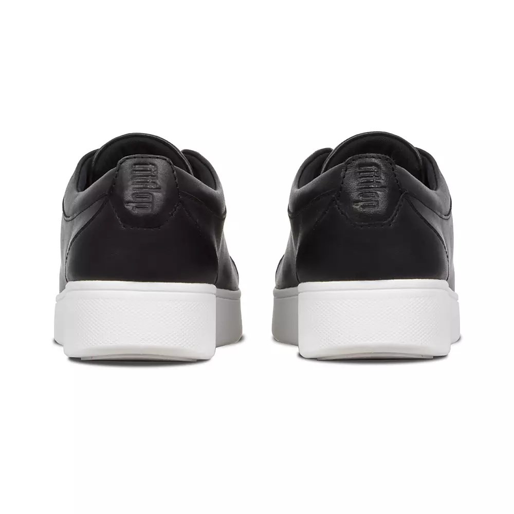 Tenis Fitflop RALLY Cuero Mujer Negros | MX.R-80271