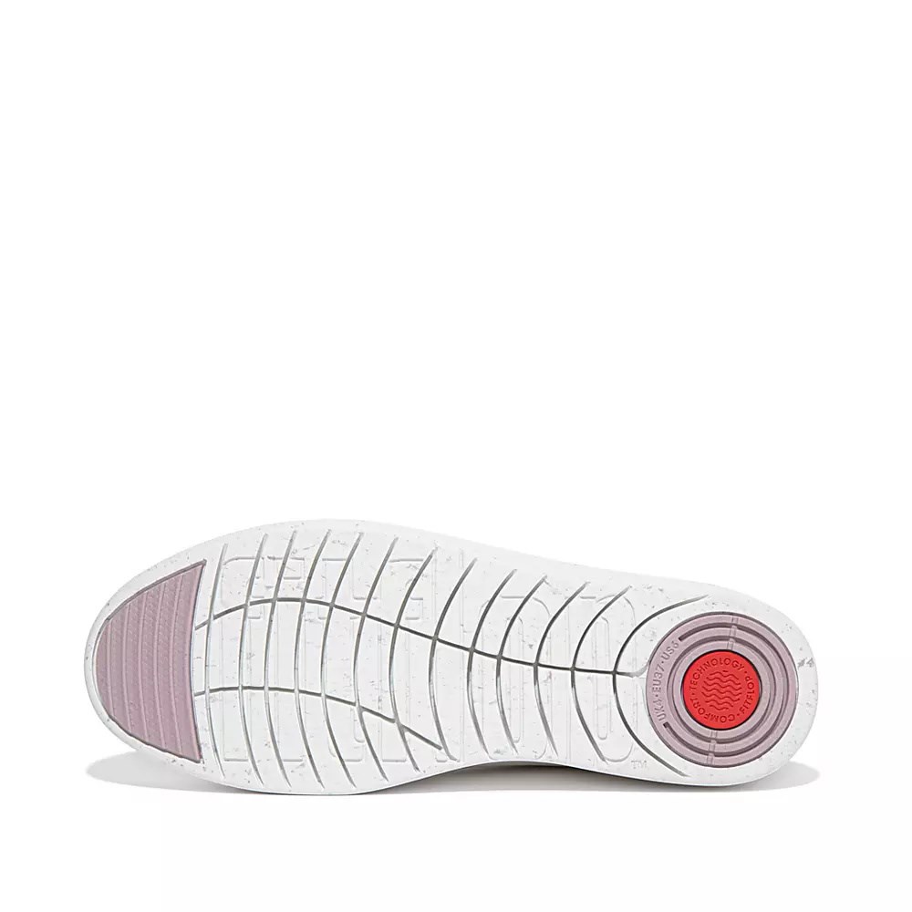 Tenis Fitflop RALLY Speckle-Sole Cuero Mujer Blancos | MX.Z-46892