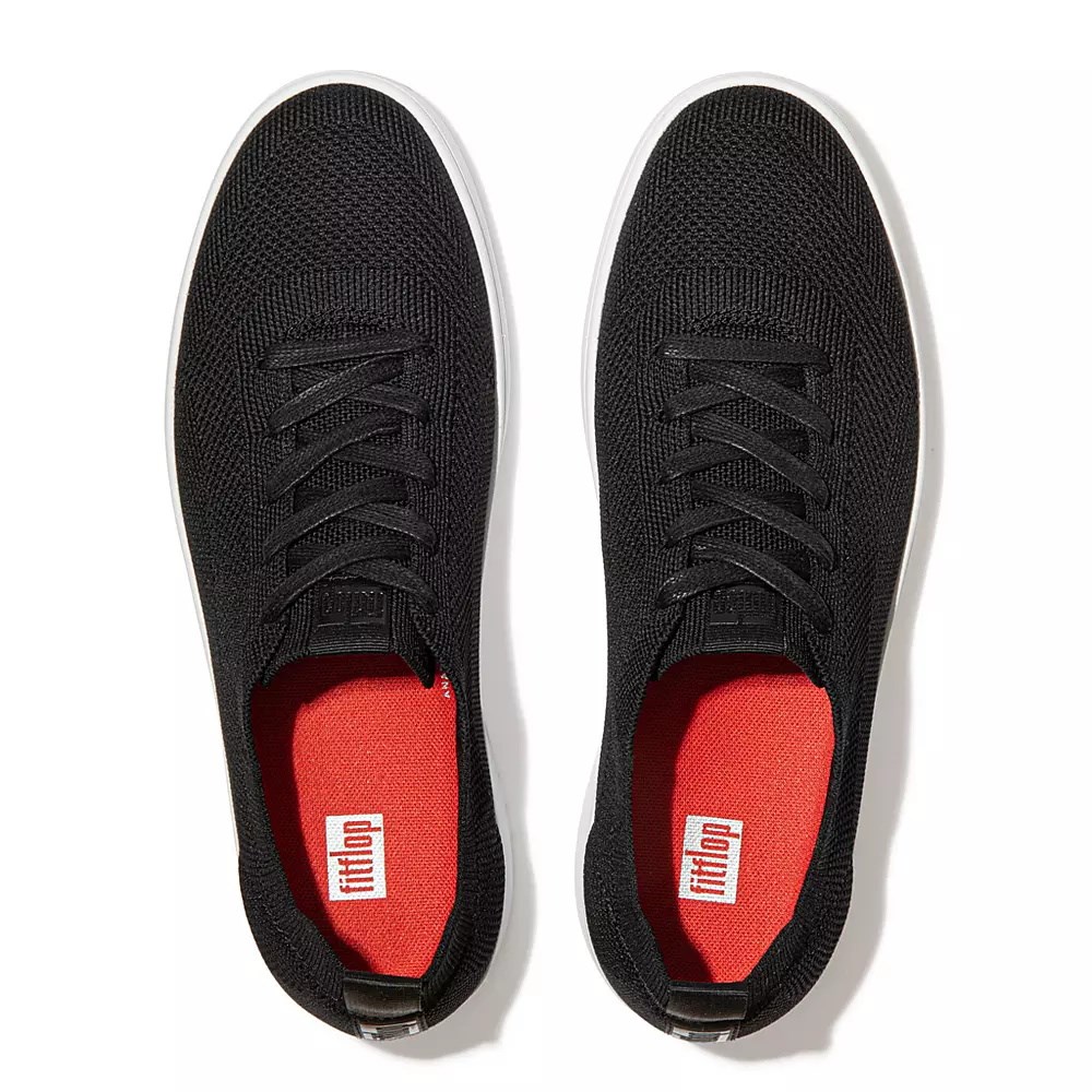 Tenis Fitflop RALLY X Airyknit Hombre Negros | MX.A-96310