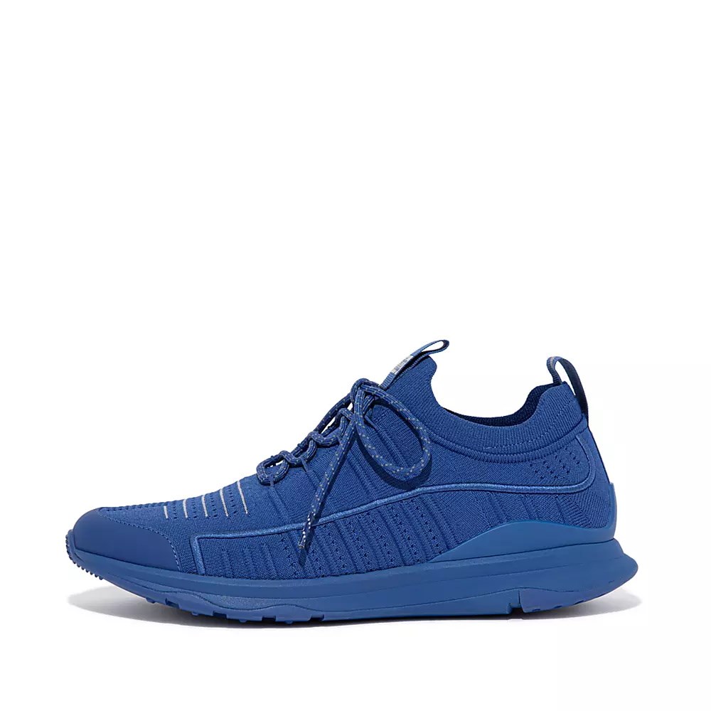 Tenis Fitflop VITAMIN FF Knit Hombre Azules | MX.L-36248