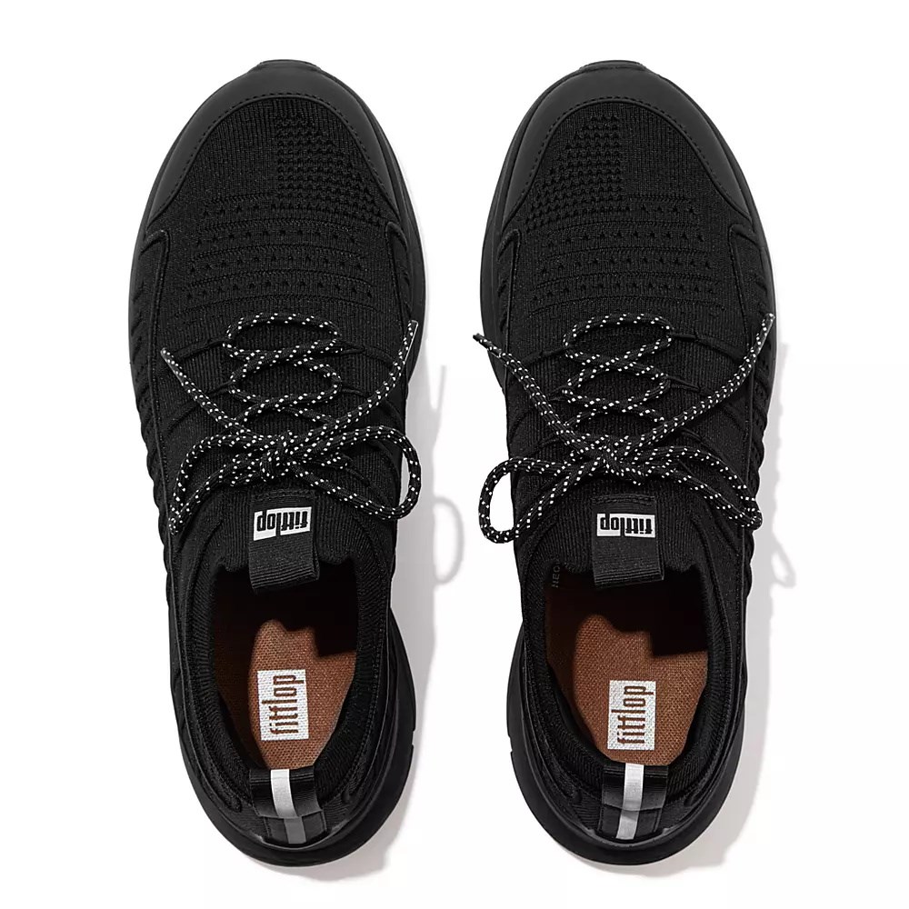 Tenis Fitflop VITAMIN FF Knit Hombre Negros | MX.Z-81534