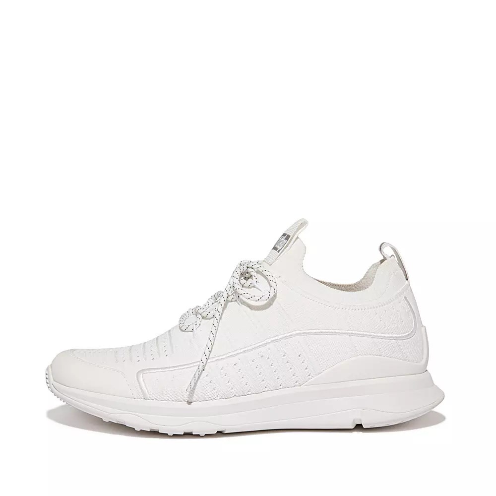 Tenis Fitflop VITAMIN FF Knit Mujer Blancos | MX.K-79286