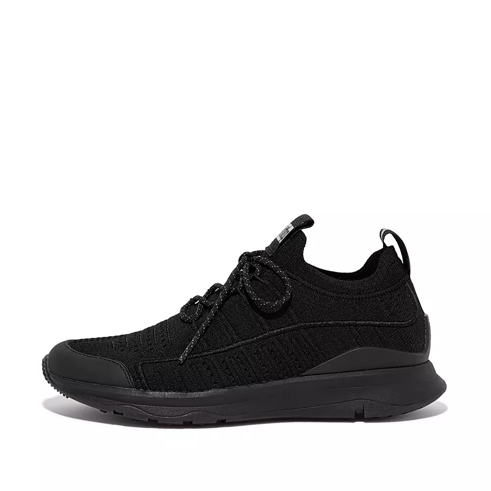 Tenis Fitflop VITAMIN FF Knit Mujer Negros | MX.B-69703