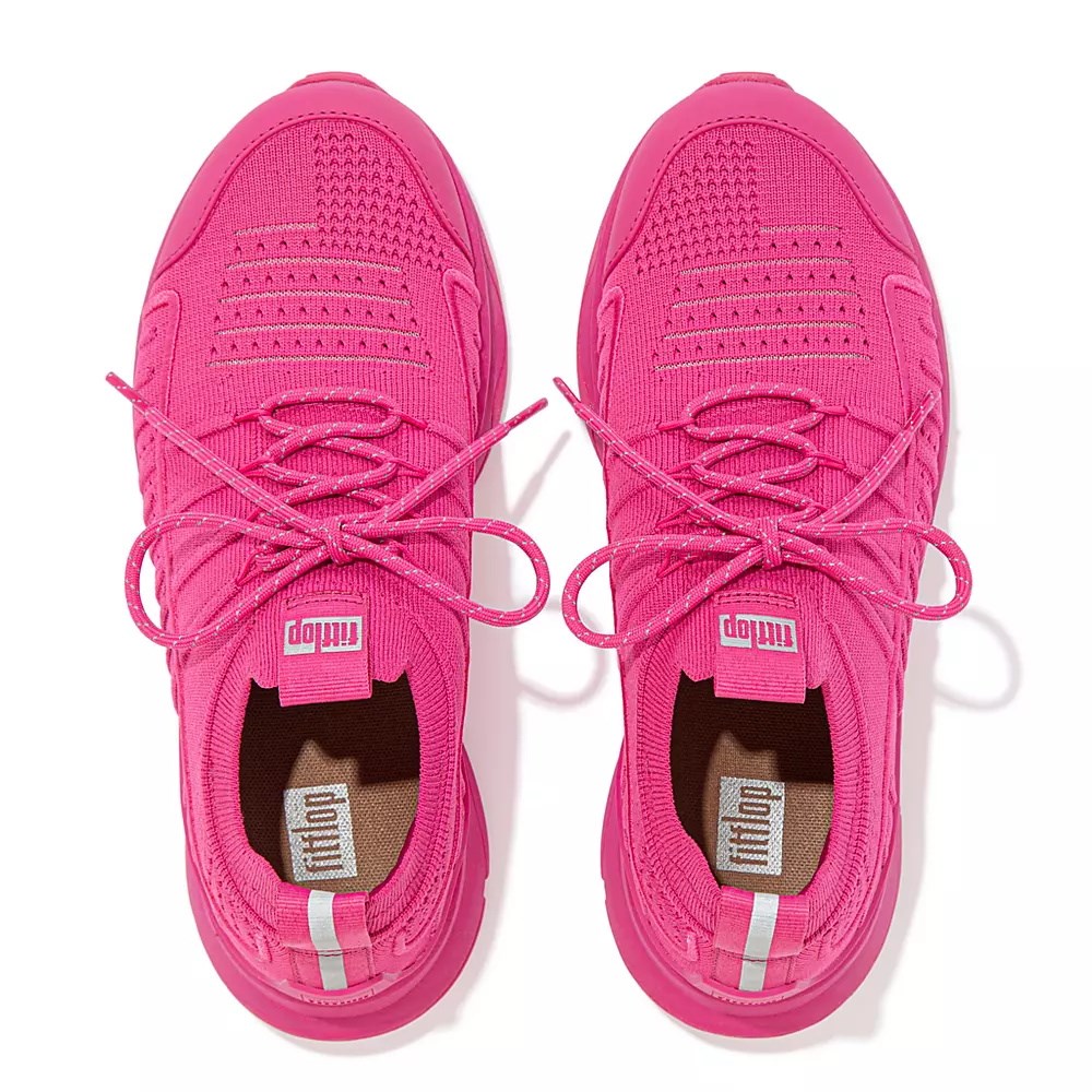 Tenis Fitflop VITAMIN FF Knit Mujer Rosas | MX.U-03714